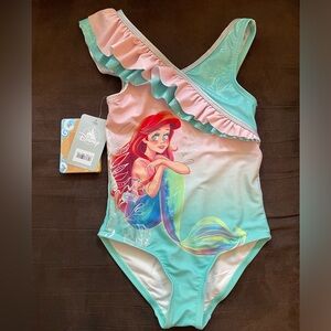 Disney Brand Little Mermaid Ariel Swimsuit. Size 5/6T. NWT.